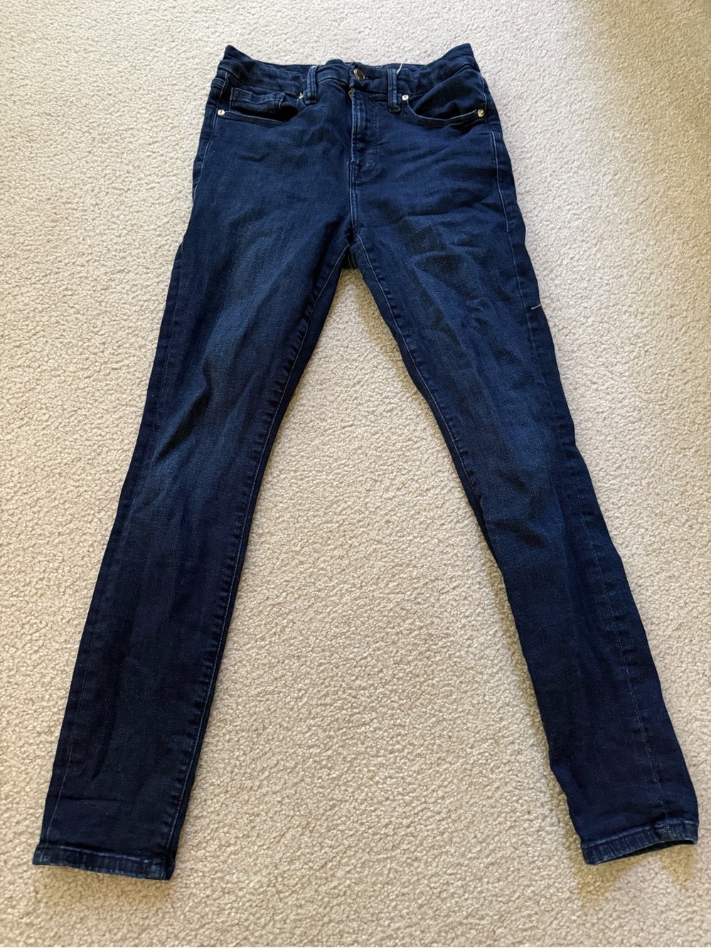 Good American Good Legs Skinny Jeans – Size 8/29 – Dark Wash – Blue224